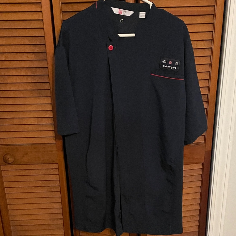 Black Chef Coat by Happy Chef